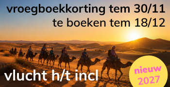 éénoudervakantie pasen Marokko