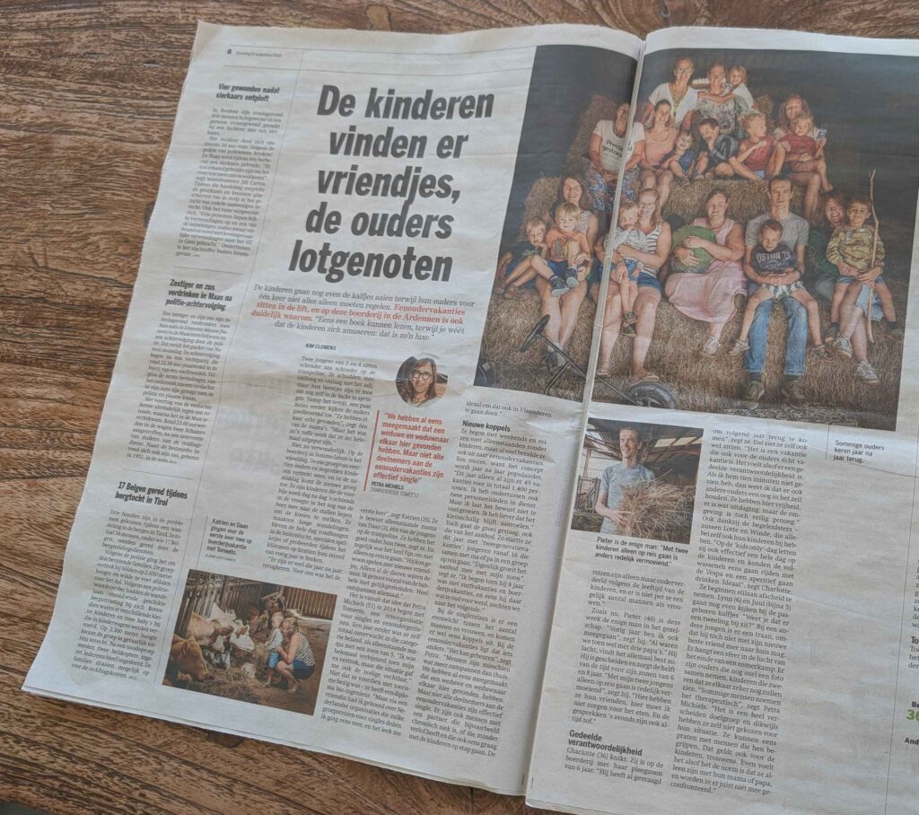 groepsreis voor singles en single parents