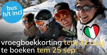 skivakantie Italië voor singles